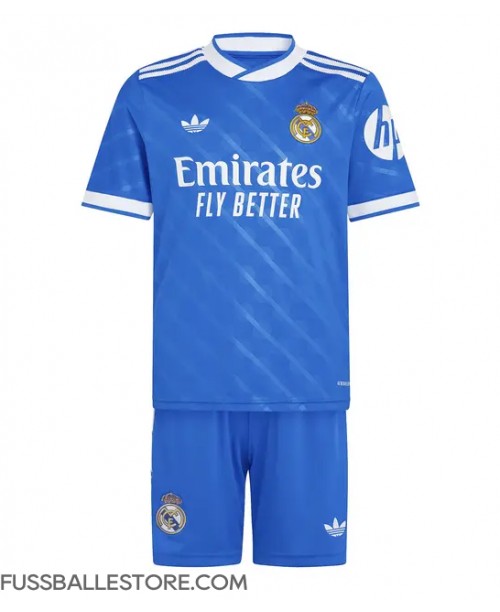 Günstige Real Madrid Eduardo Camavinga #6 3rd trikot Kinder 2025-26 Kurzarm (+ Kurze Hosen)